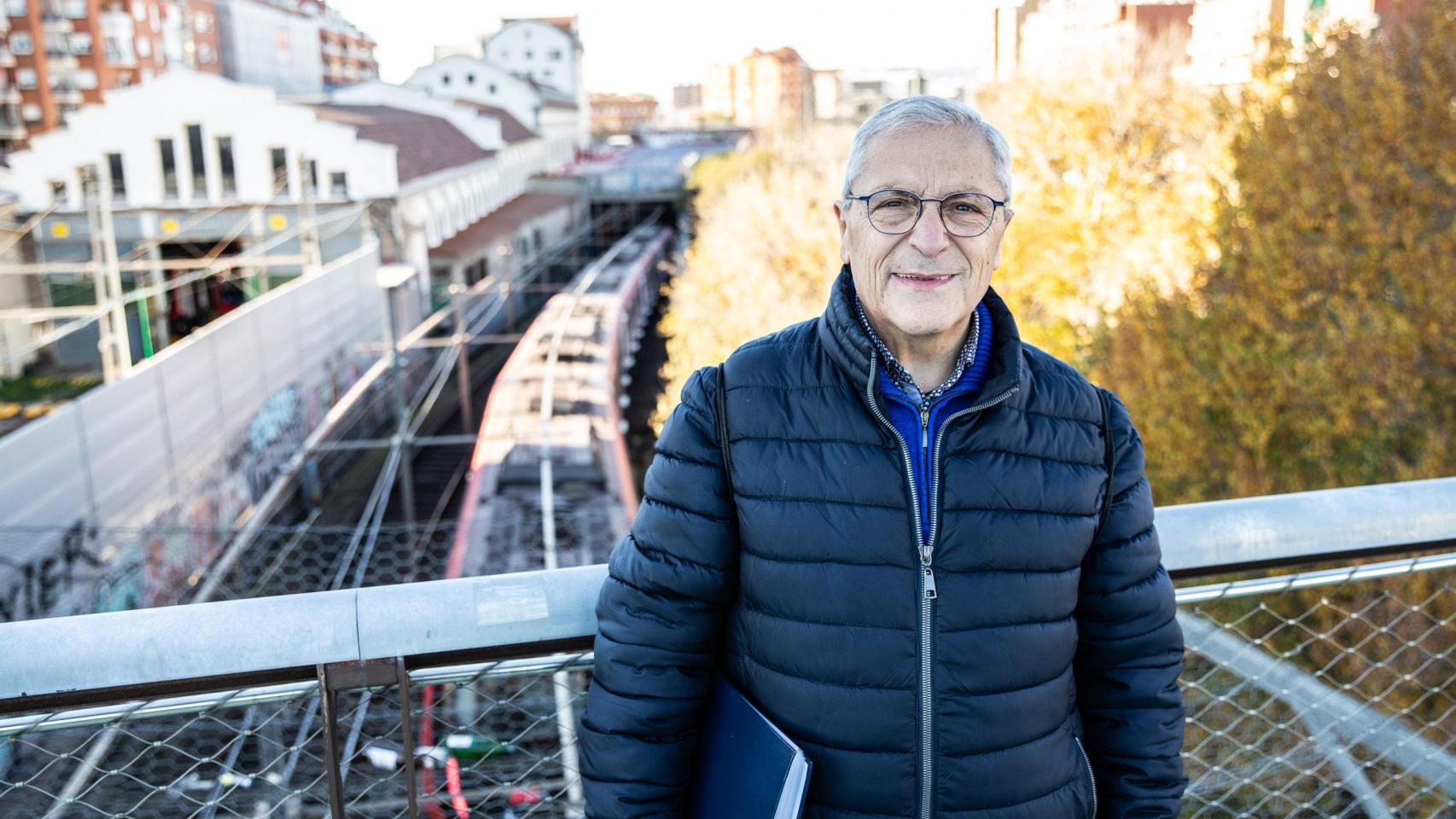 Ramón Carbó, extrabajador del metro y presidente de la Andana Central