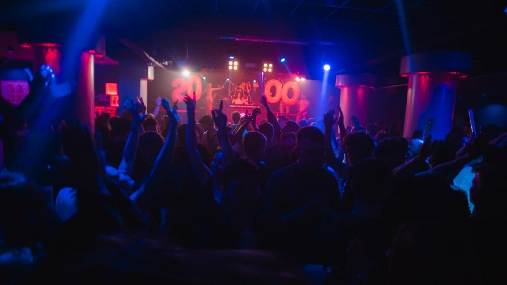 Interior de una discoteca de Barcelona