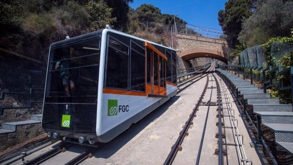 El funicular de Vallvidrera (Barcelona)