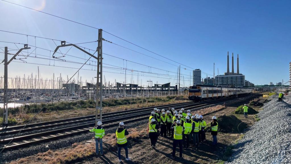 Las obras del viaducto del Canal del Gorg