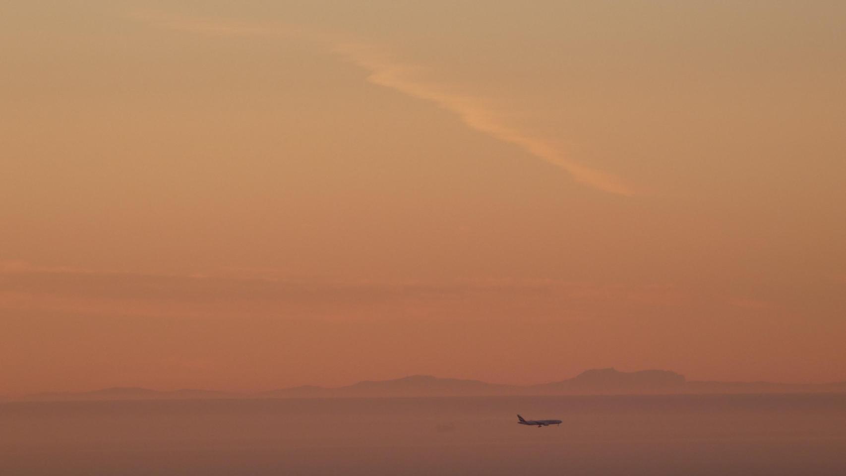 Así de espectacular se ha visto Mallorca desde Barcelona