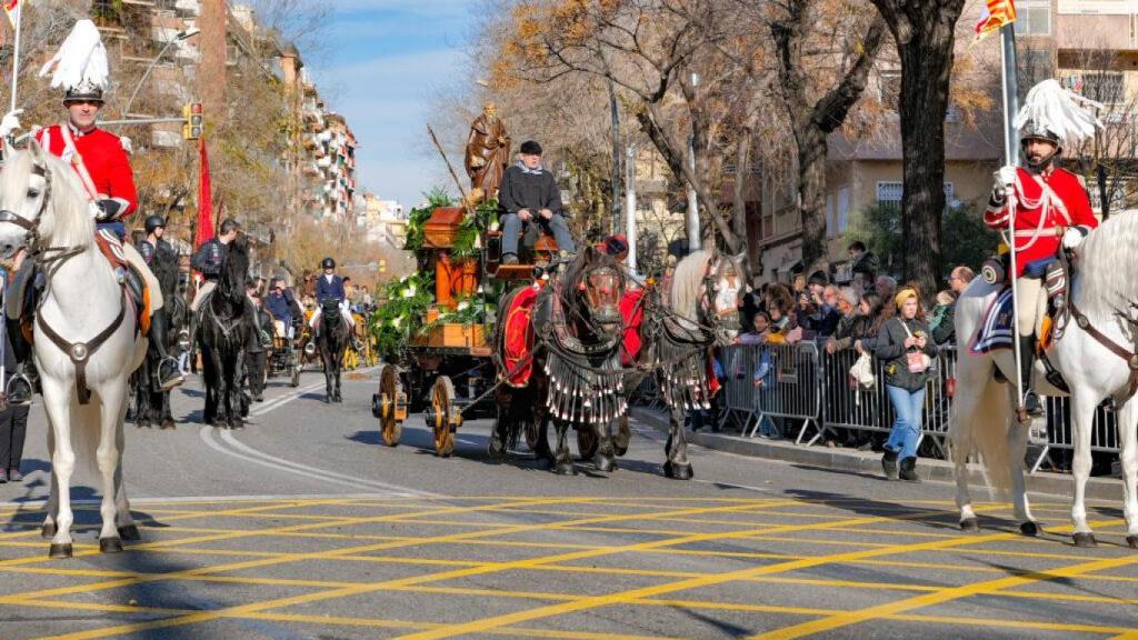 Imagen de archivo de los Tres Tombs de Sant Andreu de Palomar