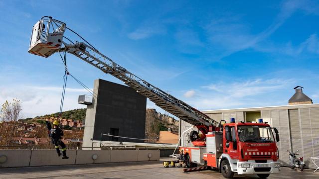 Autoescalera de los Bomberos de la Generalitat