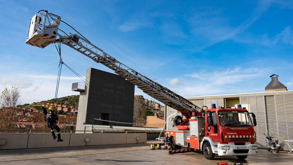 Autoescalera de los Bomberos de la Generalitat