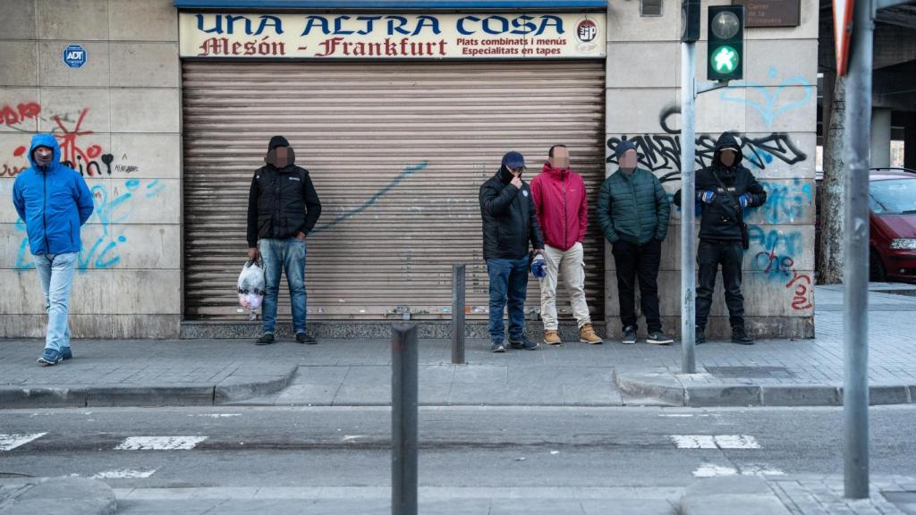 Operatiu policial contra el mercadet de la misèria de Badalona