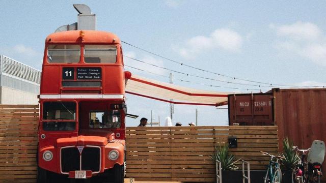 Exterior del 'Bus Terraza' de Barcelona