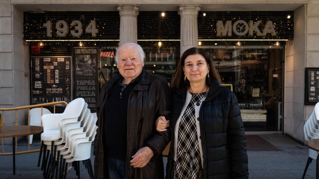 Jordi y Anna Matamala, propietarios del Moka de la Rambla