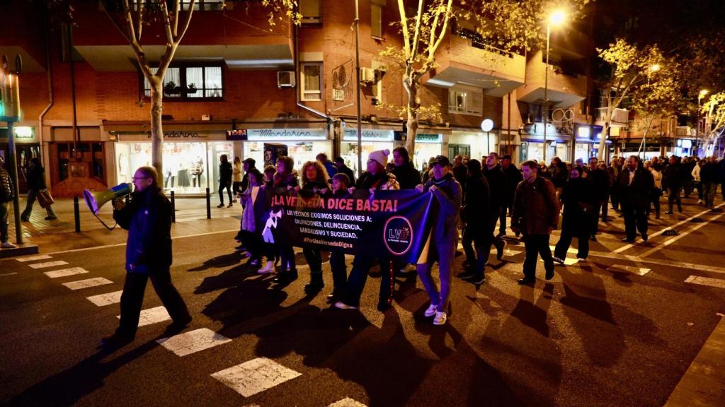 Manifestació a La Verneda