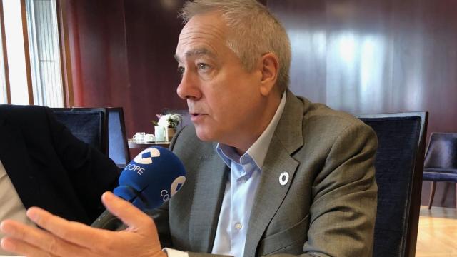 Pere Navarro, Delegado del Consorcio de la Zona Franca, en la entrevista en la Cadena Cope