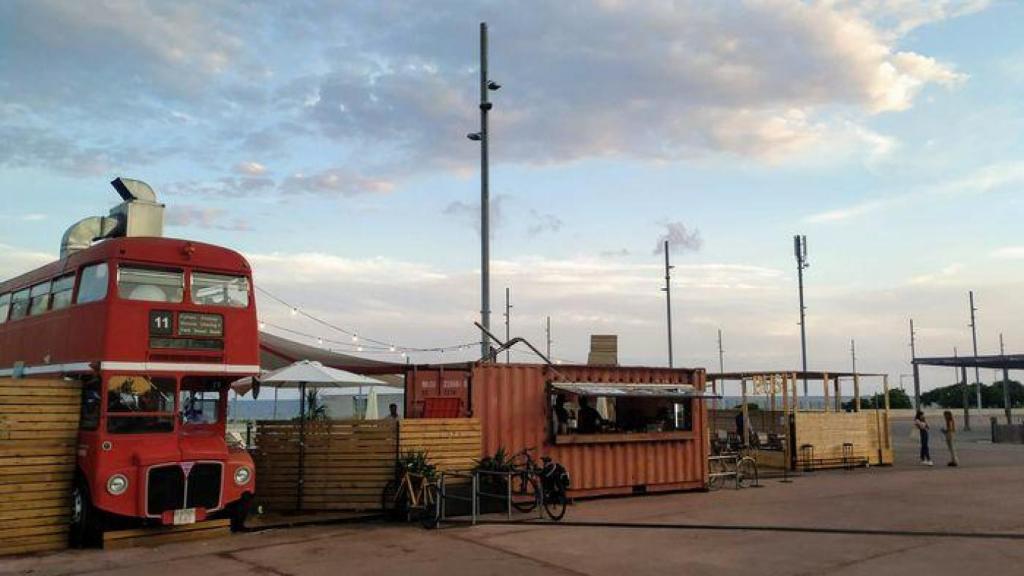 Exterior del 'Bus Terraza' de Barcelona