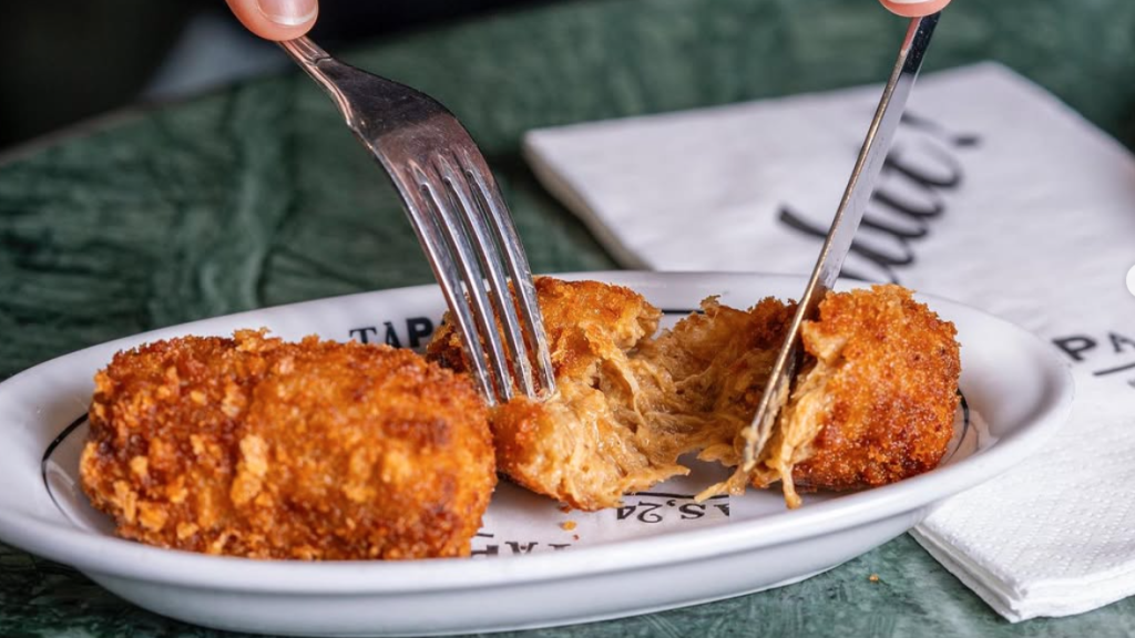 Croqueta de pollo rustido de Tapas24