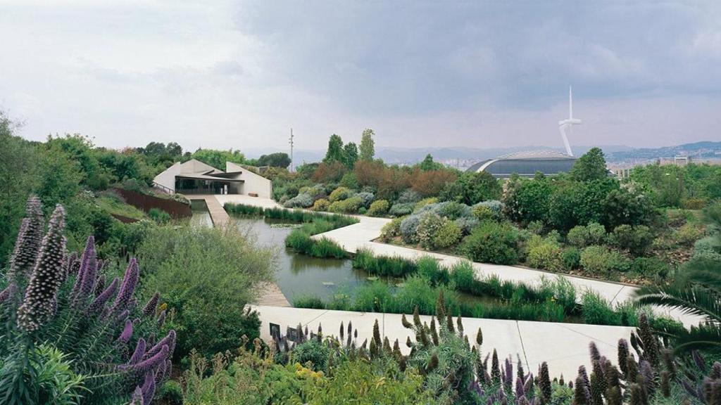 Vista del Jardín Botánico de Barcelona