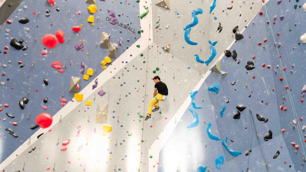 Una de las paredes del Sharma Climbing Gavà