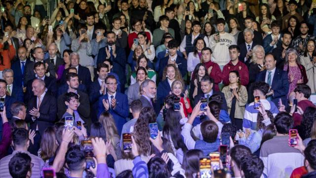 El rey en el Tour del talento 2024 de la Fundación Princesa de Girona