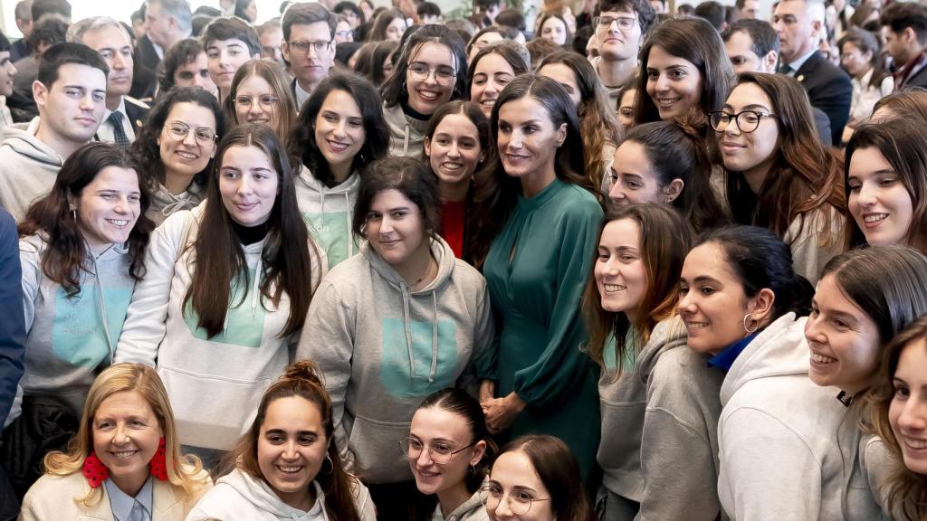 La reina en el Tour del talento de la Fundación Princesa de Girona