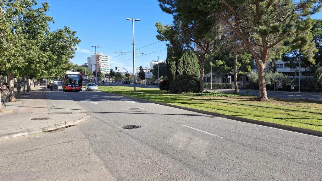 Avenida de Cornellà, en Esplugues