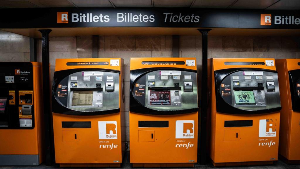 Las máquinas de autoventa de Rodalies