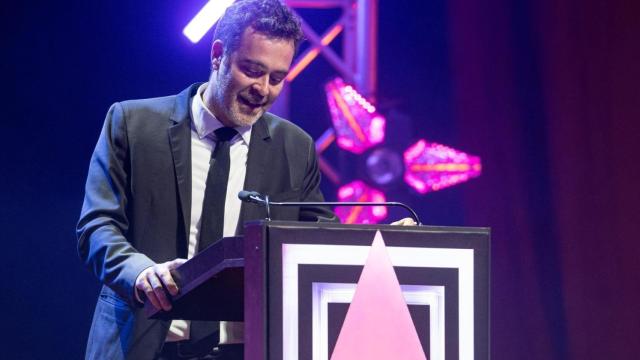 El director Pol Rodríguez, en la gala de los Premis Gaudí