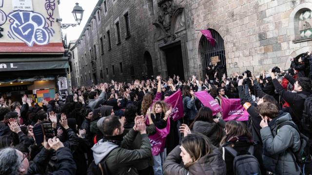 Desalojo de la Antiga Massana de Barcelona