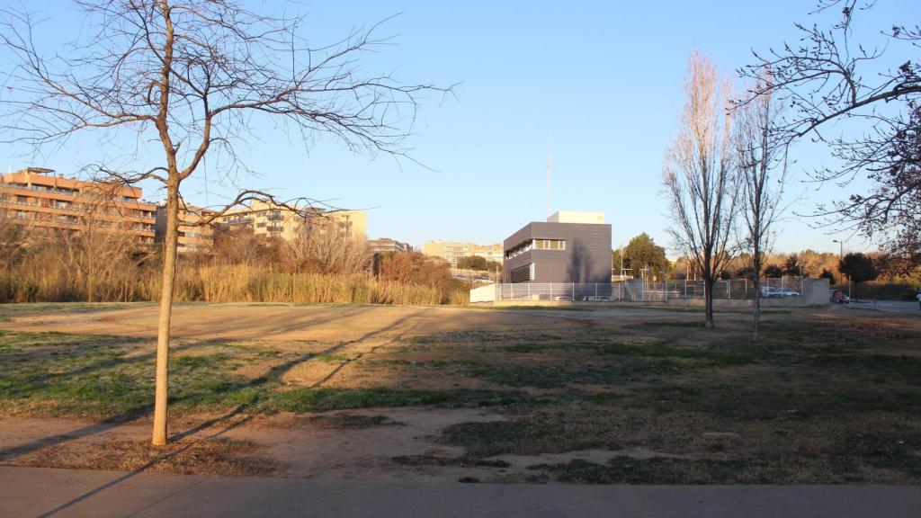 Terrenys en què es preveu construir els futurs jutjats de Sant Cugat