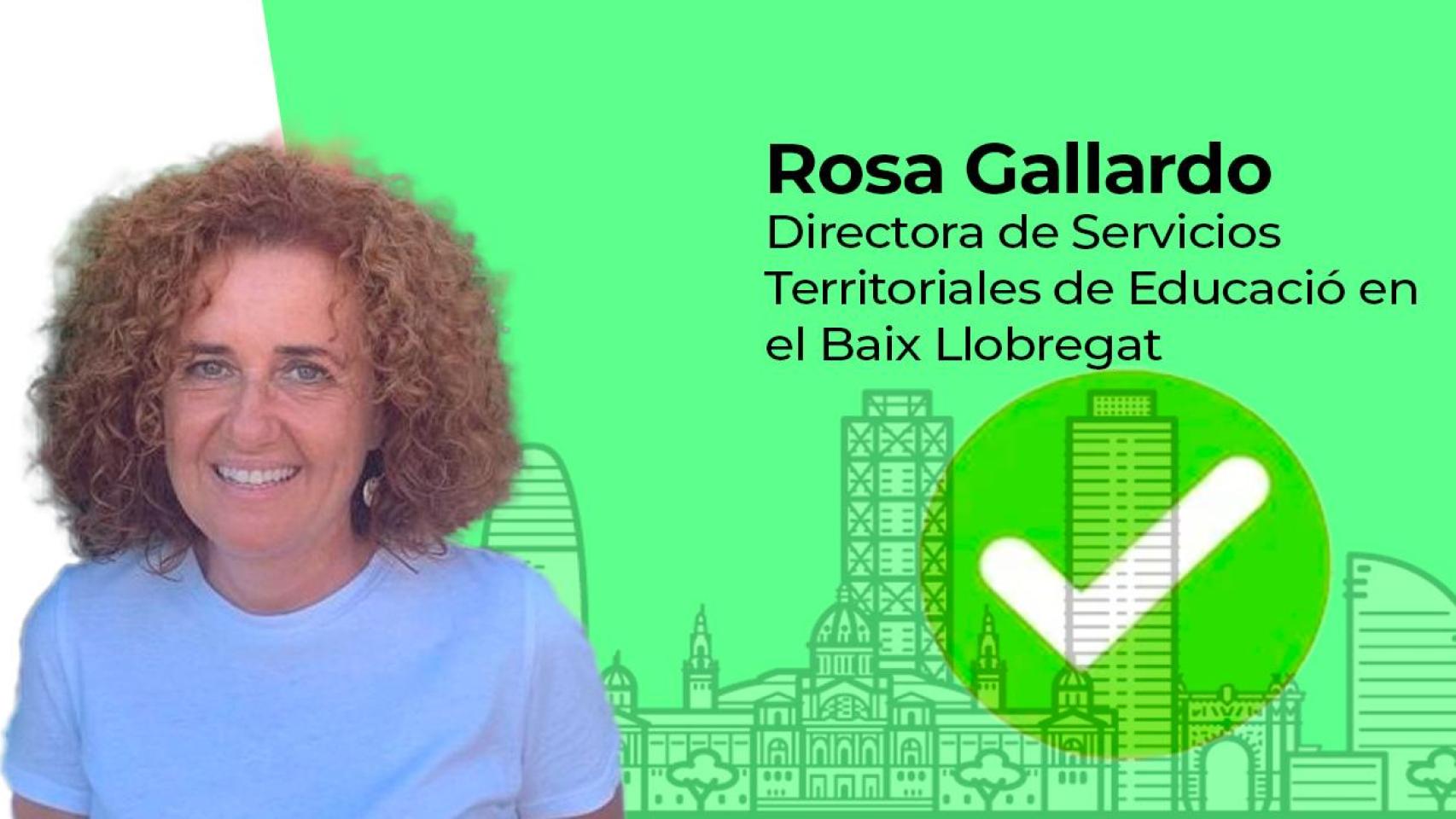 Pila verde de Rosa Gallardo, directora de Servicios Territoriales de Educació en el Baix Llobregat