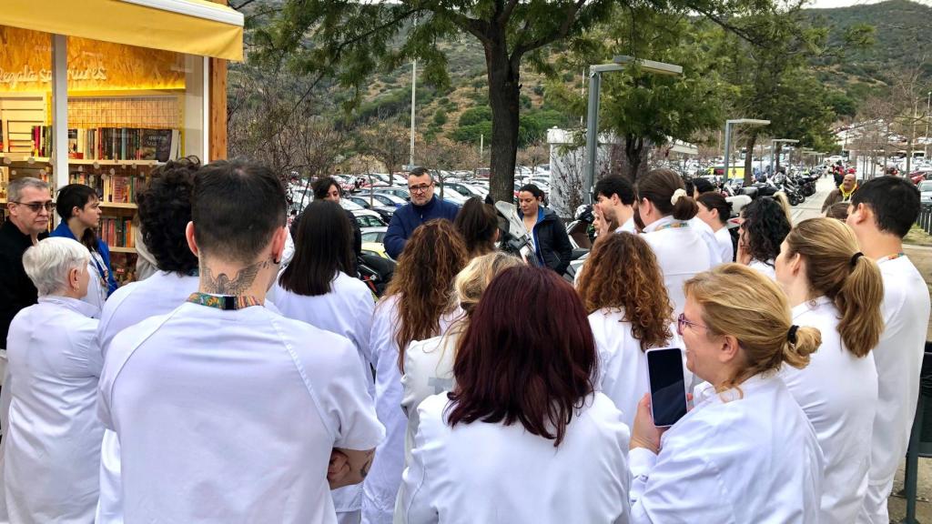 Asamblea de TSS en el Hospital Germans Trias i Pujol