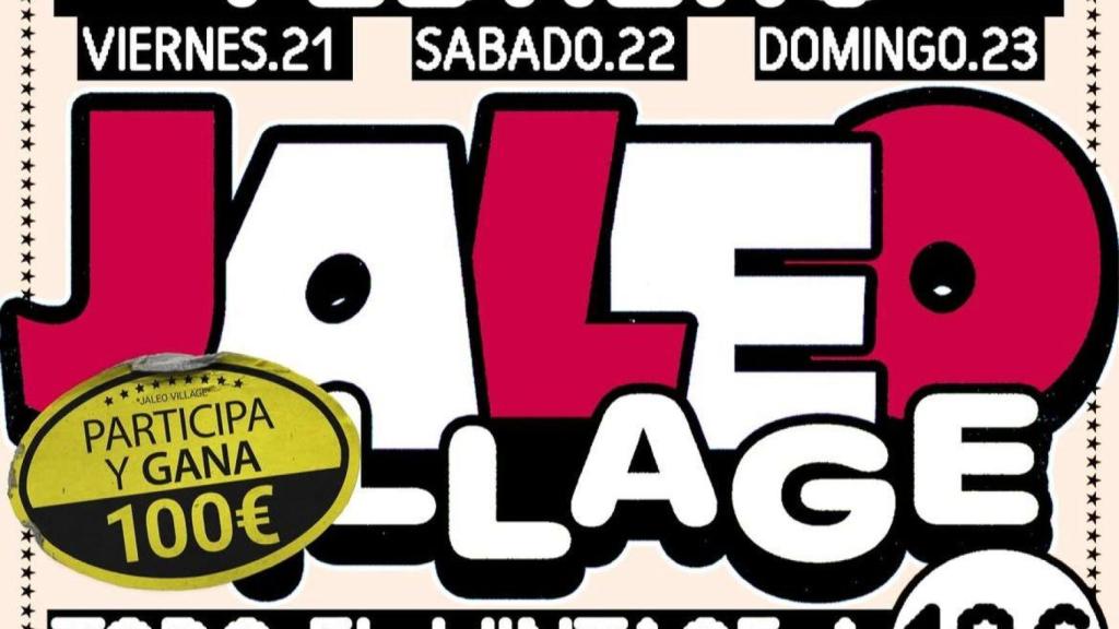 Cartel promocional Jaleo Vintage Barcelona