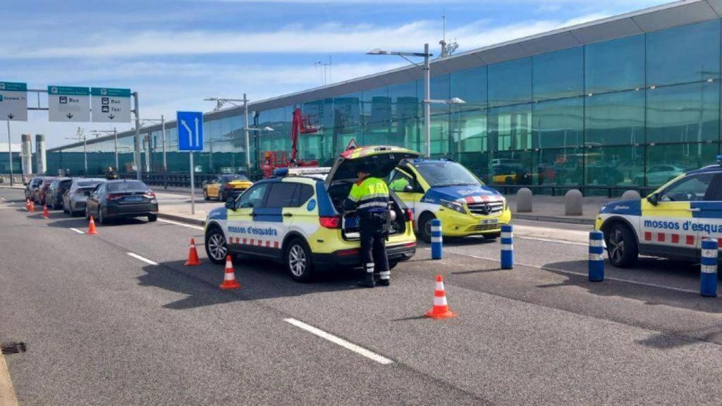 Control de VTC en el Aeropuerto de Barcelona.