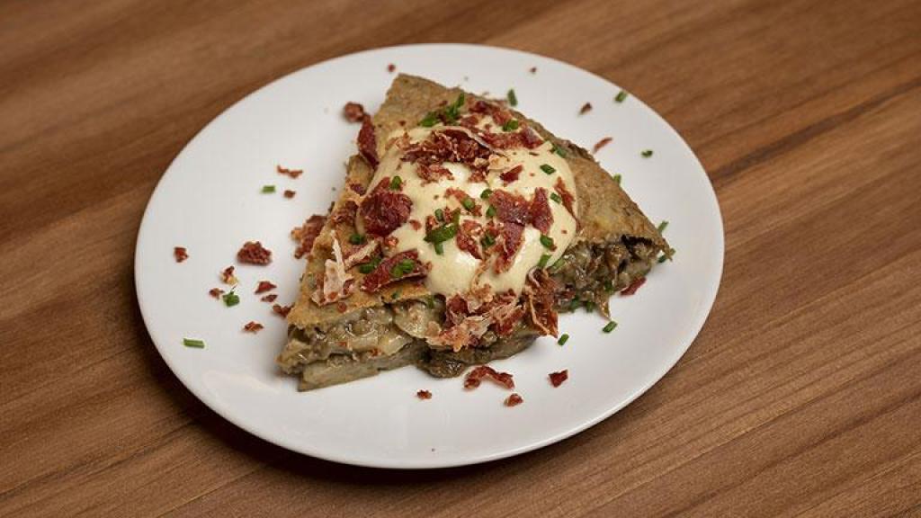 Tortilla de alcachofa de Rebo Restaurant, su tapa del CarxoTapa de Sant Boi