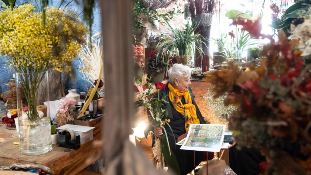 Maria Ponsà, dueña de la floristería más antigua de Barcelona