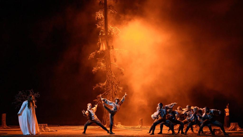 Escena de 'La Sonnambula' en el Liceu