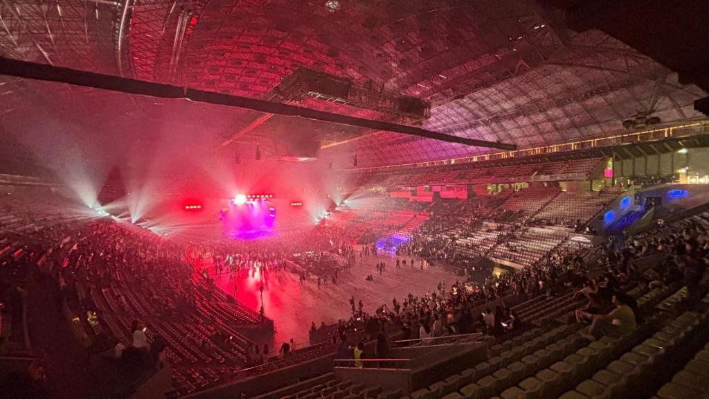 L'Energy Fest al Palau Sant Jordi durant les primeres actuacions de la jornada