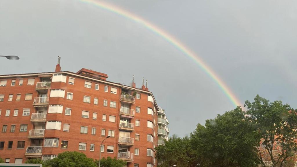 Vistas del arcoíris desde Barcelona
