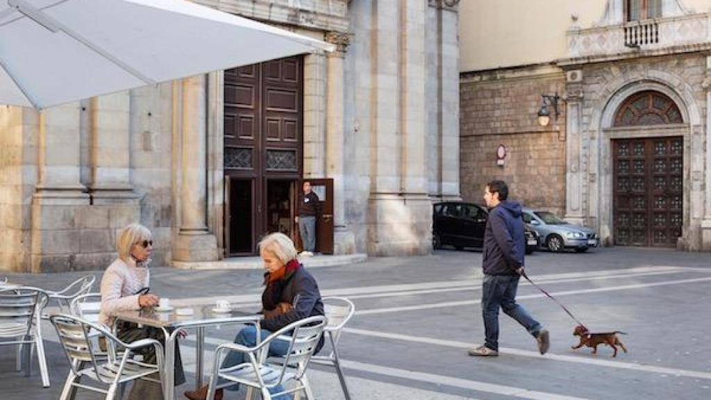 Plaza del barrio Gòtic de Barcelona