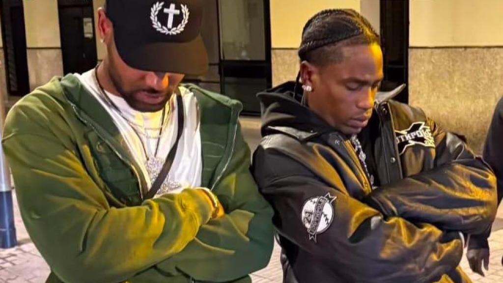 Travis Scott en una de les imatges compartides a Instagram