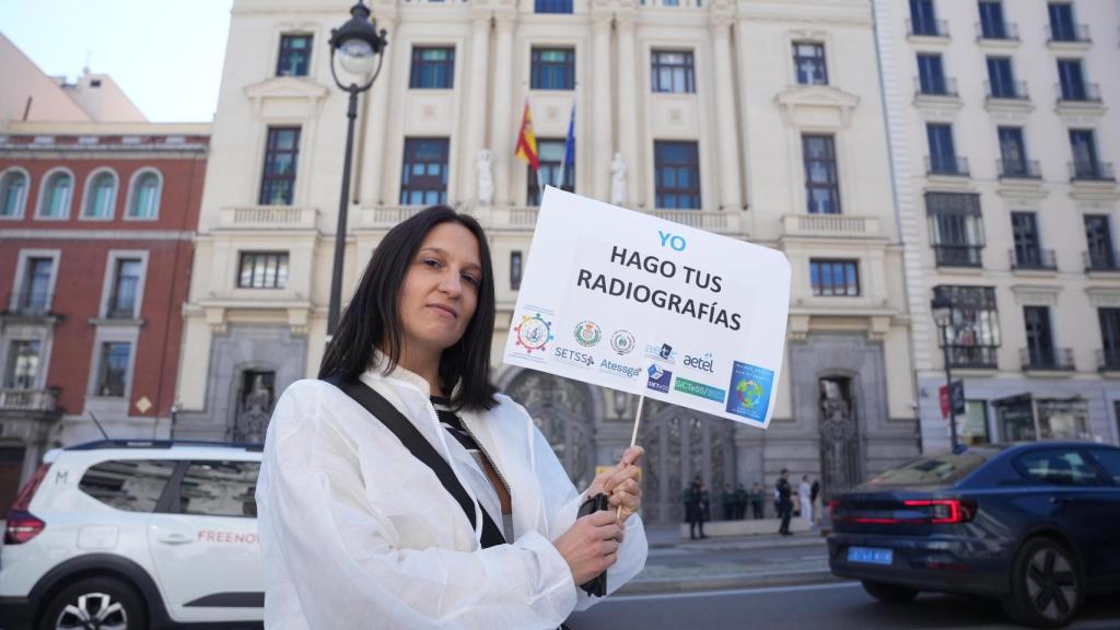 Manifestación de técnicos superiores sanitarios