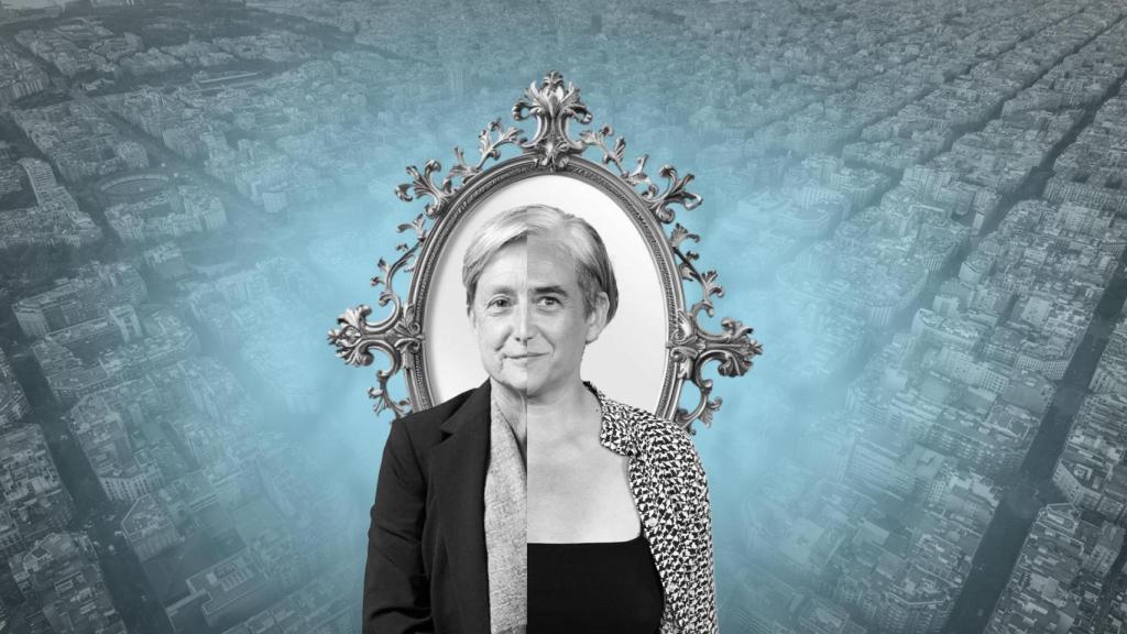 Montaje con los rostros de Judith Butler y Ada Colau