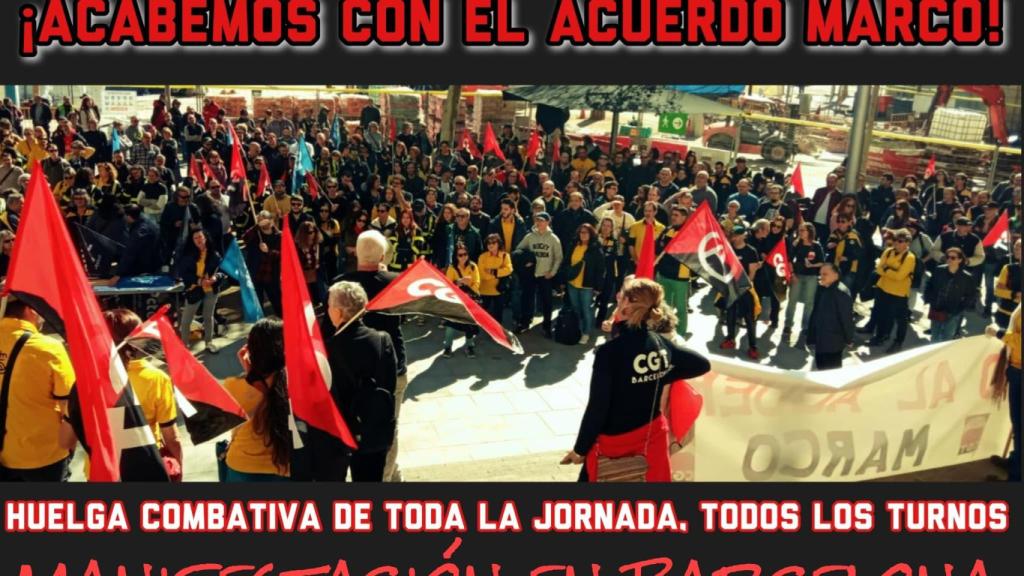 Cartel de la convocatoria de la concentración de Correos, el próximo 28 de mayo