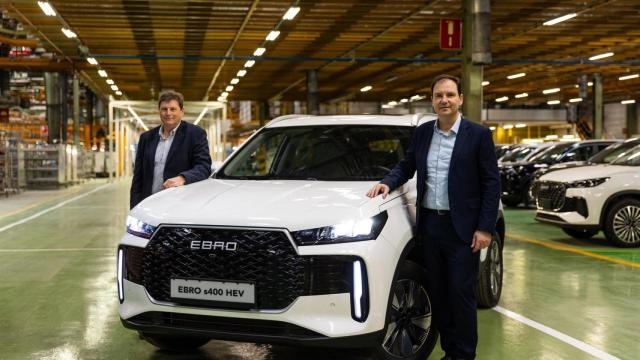 El ceo de Ebro Motors, Pedro Calef, y el presidente de Ebro EV Motors, Rafael Ruiz