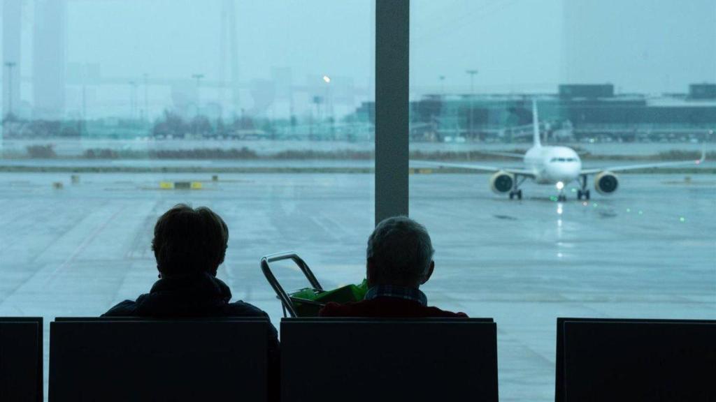Pasajeros en el Aeropuerto de Barcelona-El Prat