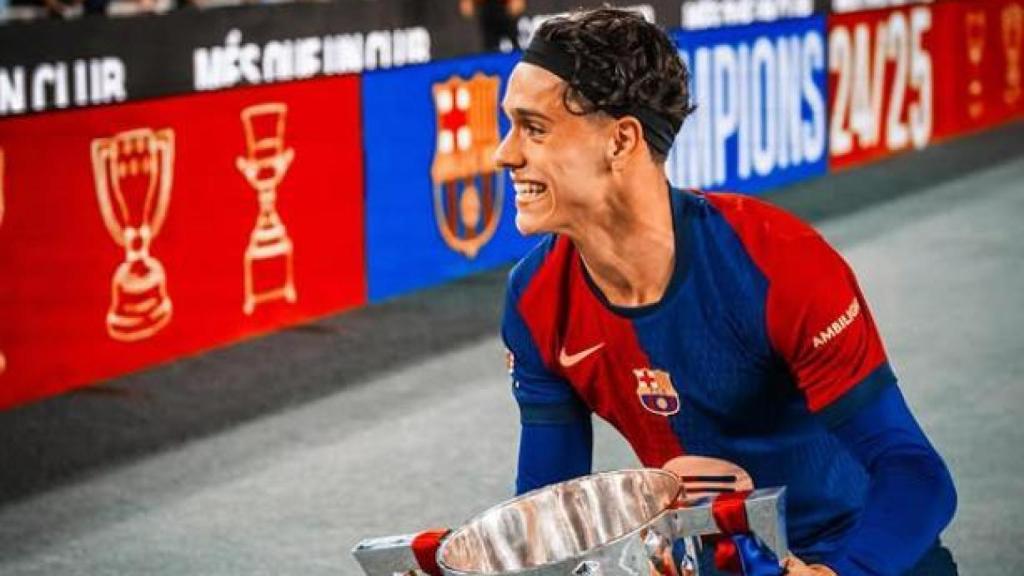 El jugador Héctor Fort en una imagen de su cuenta de Instagram