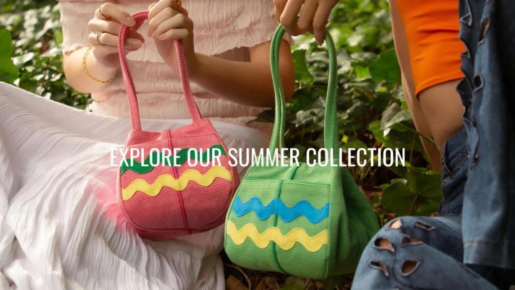 Colección de verano de bolsos sostenibles de Cristina Castañer