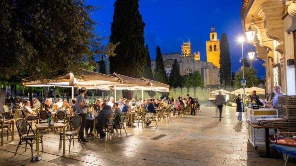 Una plaça concorreguda de Sant Cugat del Vallès