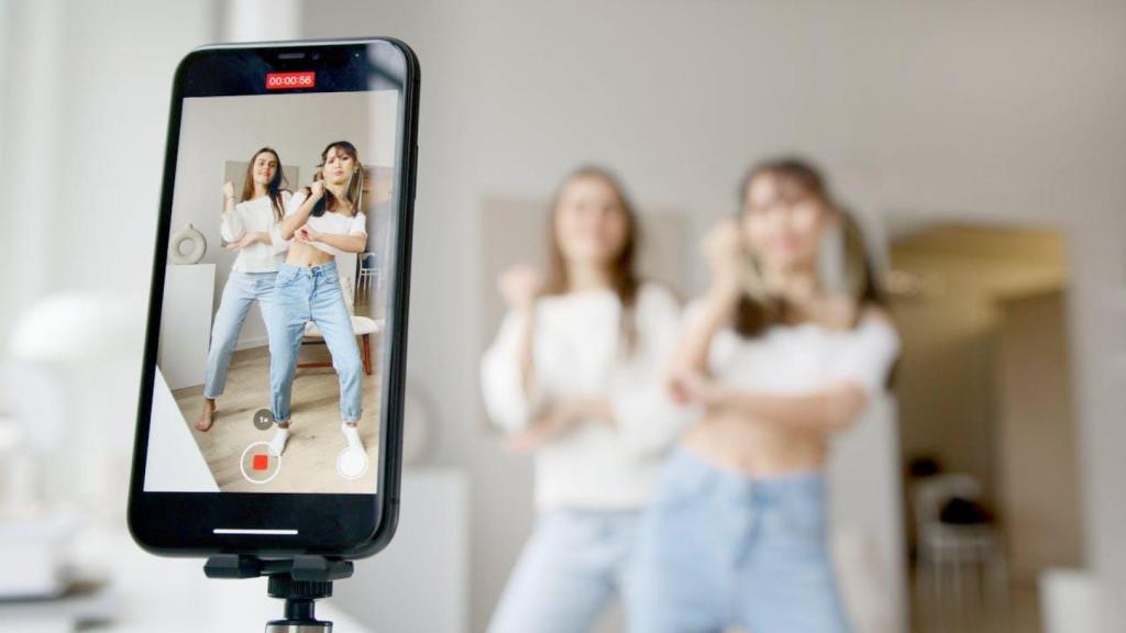 Grabación de un vídeo para redes sociales