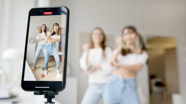Grabación de un vídeo para redes sociales