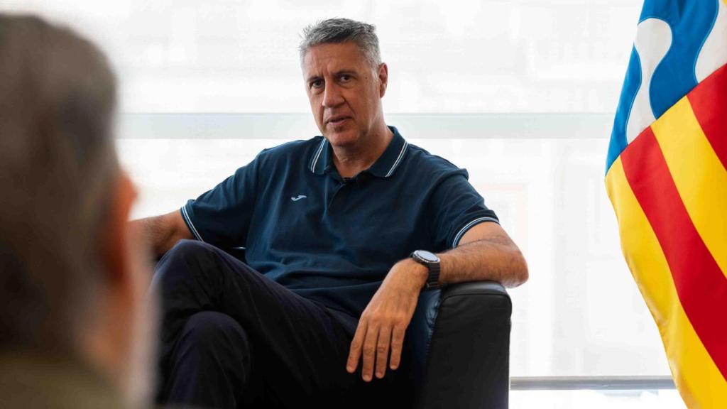 Xavier García Albiol, alcalde de Badalona, durante la entrevista con Metrópoli
