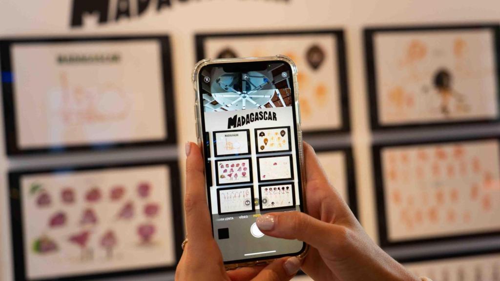 Bocetos expuestos de ‘Madagascar’, diseñados por los hermanos Grangel