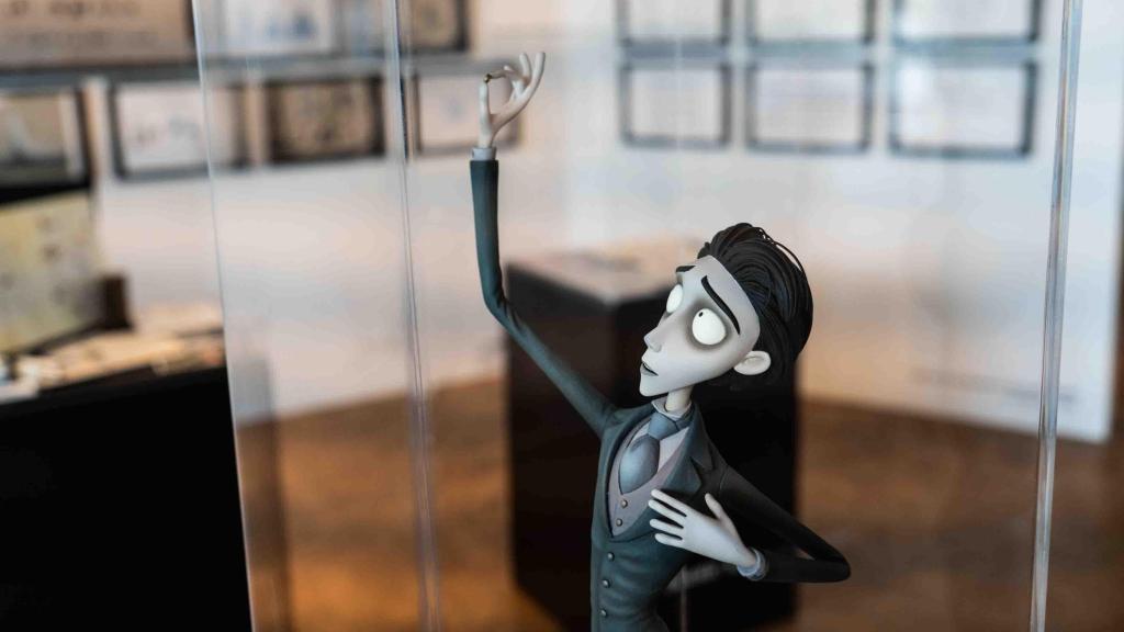 Maqueta de un personaje de La Novia Cadáver, diseñado por los hermanos Grangel