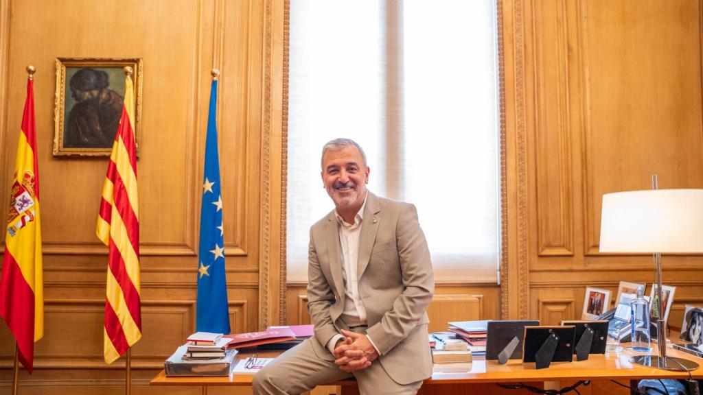 Jaume Collboni durante la entrevista con Metrópoli