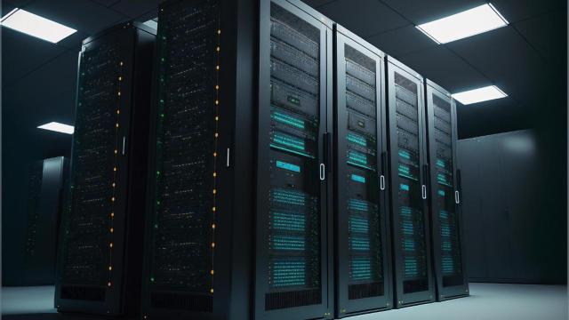 Hosting web, imagen generada con IA